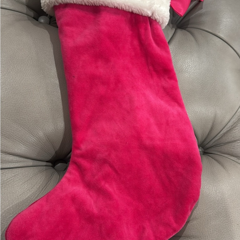 Juicy Couture Festive Pink and Gold Stocking - Picture 5 of 6